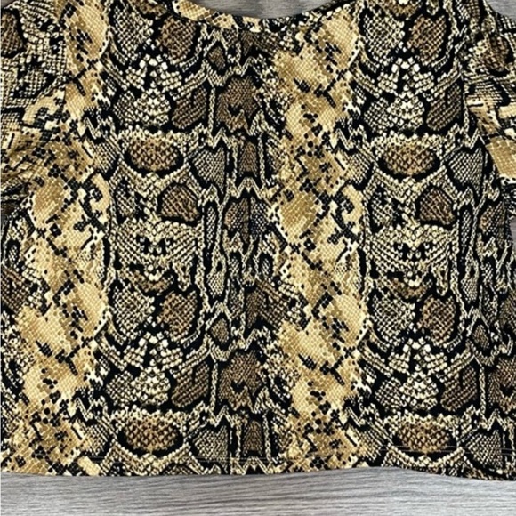 Prince Peter Collection Snake Crop Top Size Small - Picture 4 of 4